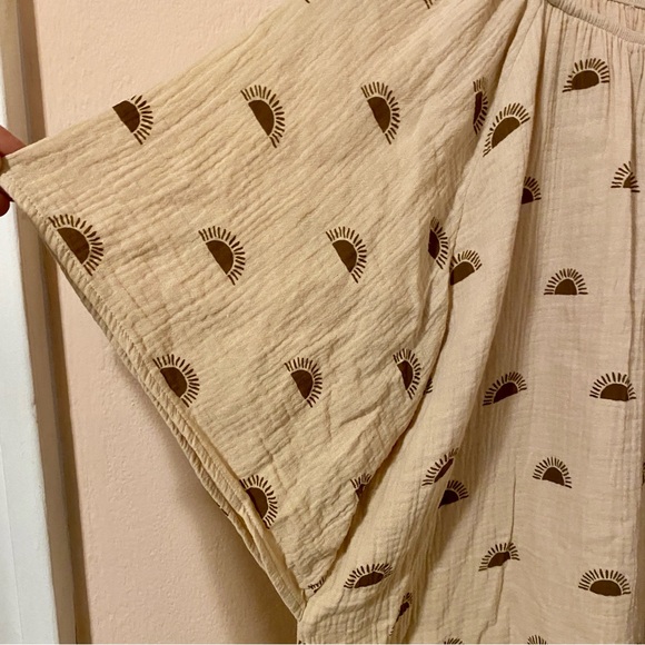 Rylee + Cru Jaime Cotton Dress in Sunset Print Medium - Picture 7 of 9